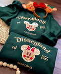 Boy Mouse Gingerbread/ Green Sweatshirts