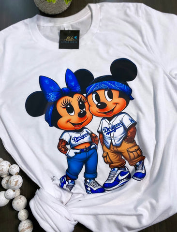 Dodger Mouse Love / White Shirt
