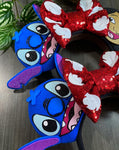L&S Red Bow/ Ears