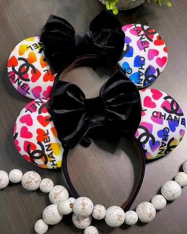 Chanel Colorful Hearts/  Ears