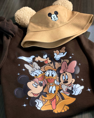 Mouse & Friends / Brown Sweatshirt