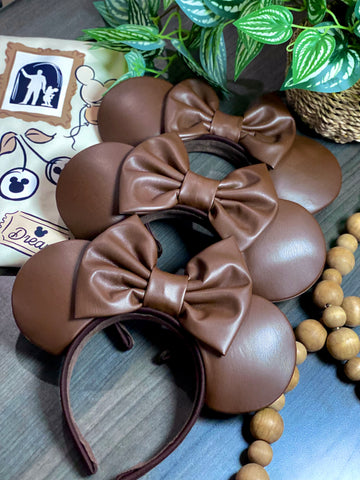 Brown Leather/ Ears