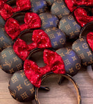 Luv W Red Bow/ Ears