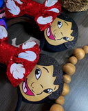 L&S Red Bow/ Ears