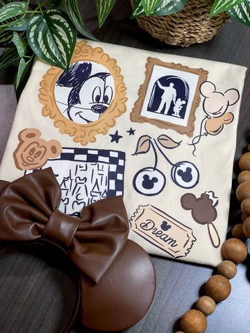 Magic Mouse/ Cream Shirt