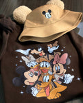 Mouse & Friends/ Brown Sweatshirt