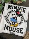 Retro Girl Mouse/ White Shirt