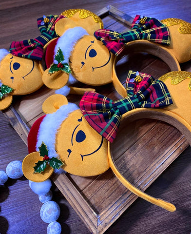 Pooh Bear Xmas/ Ears